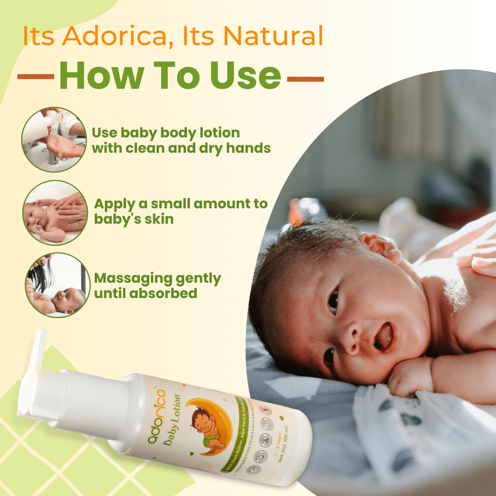 Adorica Moisturizing Baby Lotion with Shea Butter 100ML