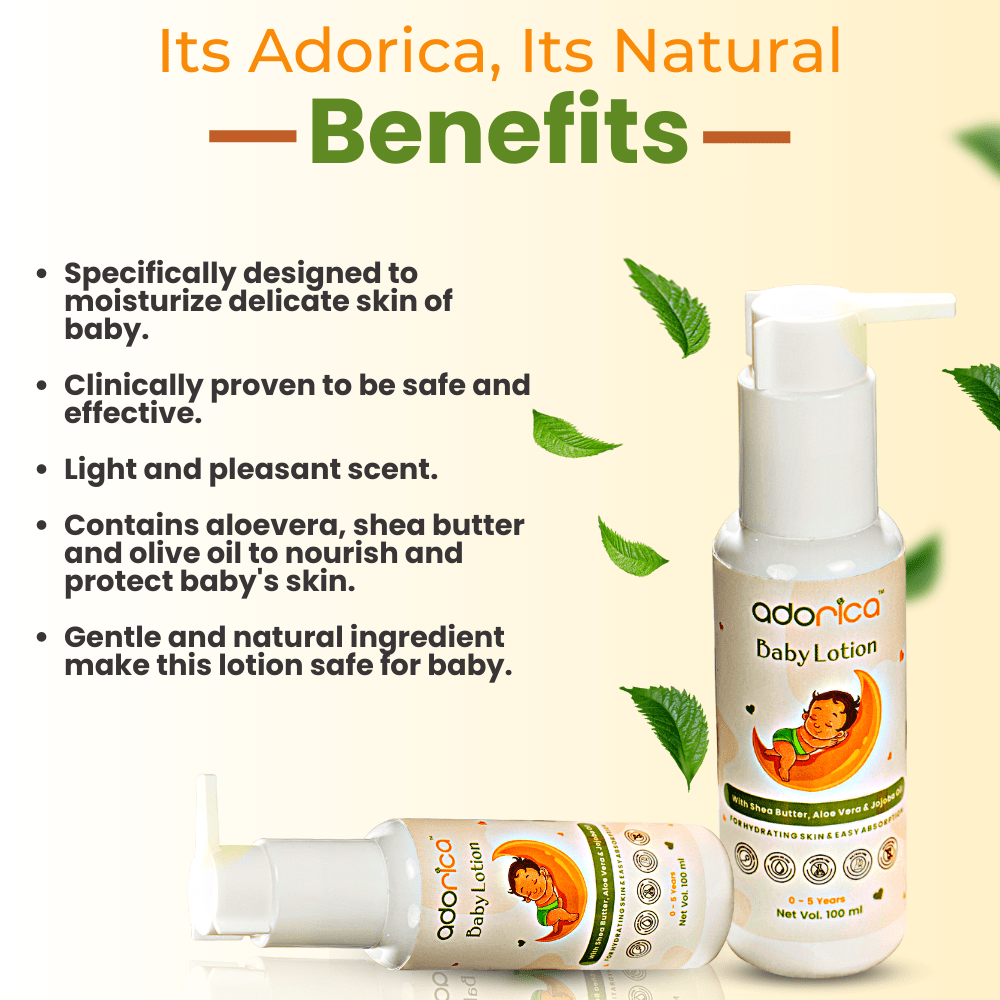 Adorica Moisturizing Baby Lotion with Shea Butter 100ML